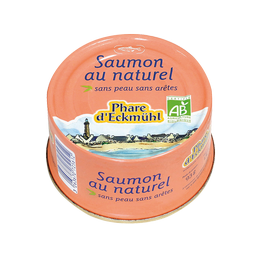 Saumon au naturel - sans peau