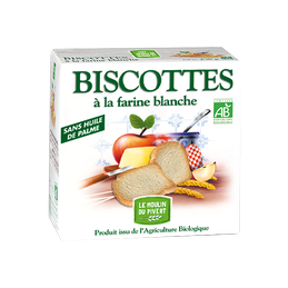 Biscottes blanches a l'huile d