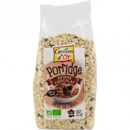 Porridge avoine chocolat