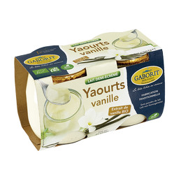 Yaourts aromatise vanille sucr