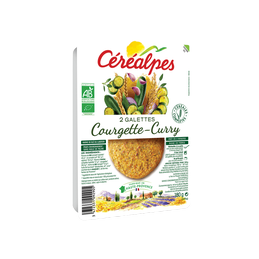 Galette courgette-curry 2 90g