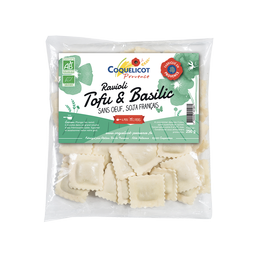 Ravioli frais au tofu et au ba