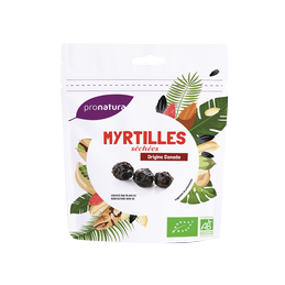 Myrtilles sechees. canada